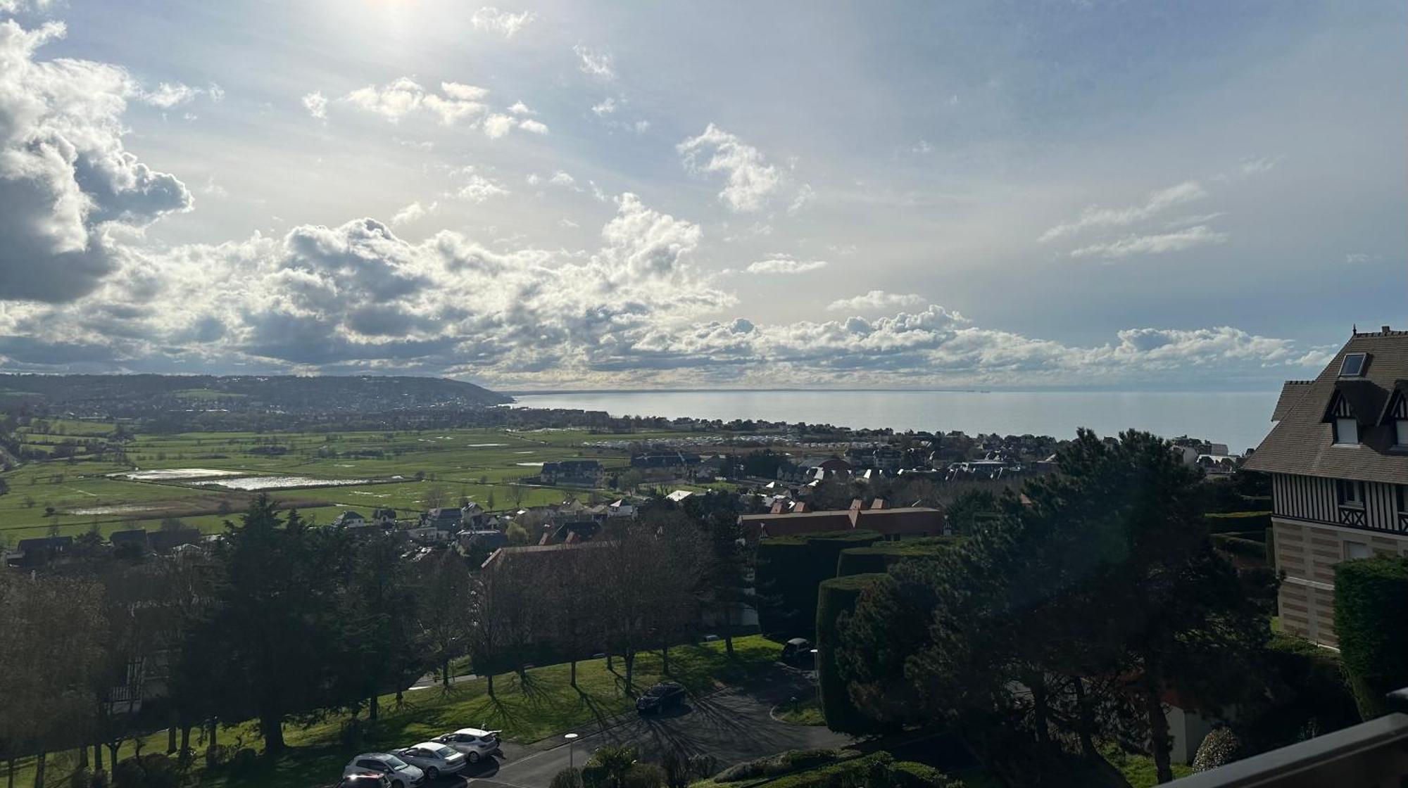 Terrasse Vue Mer/campagne Blonville-sur-Mer
